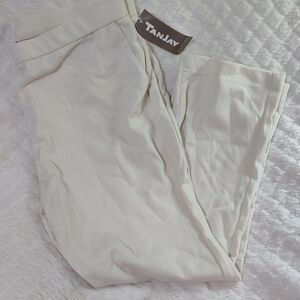 TanJay Cream Pants Size 2x Tall
